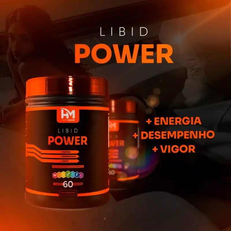 Libid Power Estimulante Sexual Aumento Peniano Prolonga Ereção 60 Caps