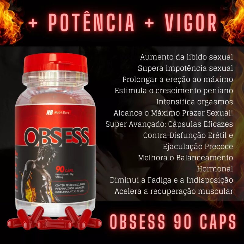Obsess-Estimulante-Sexual-Masculino-Aumento-Peniano-Duro-90-Caps