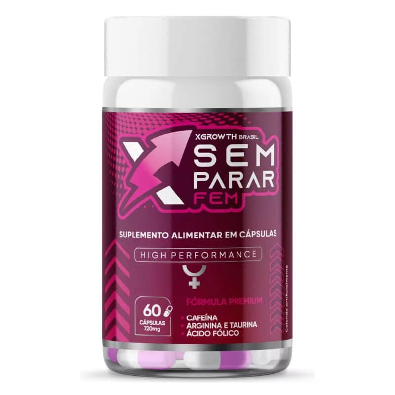 Sem Parar Estimulante Sexual Feminino Aumenta Libido 60 Caps