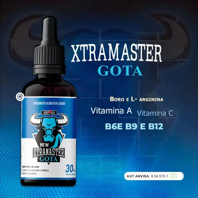 Xtramaster Gotas Estimulante Sexual +Libido Retarda Ejaculação 30 ml