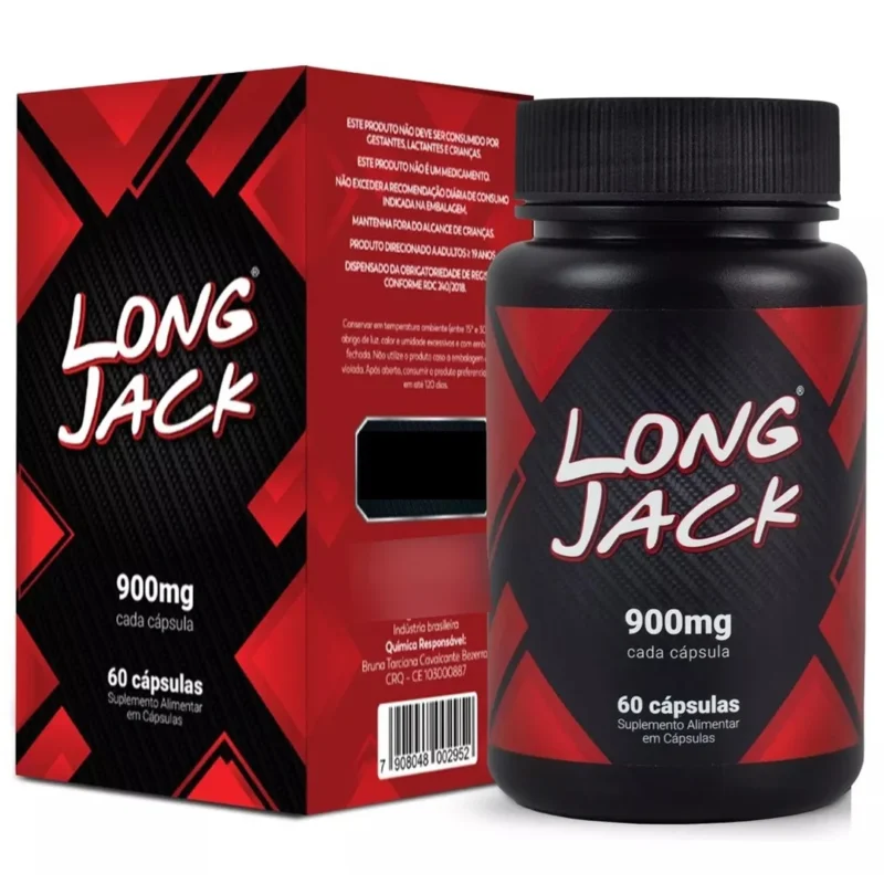 Long Jack Estimulante Aumento da Libido e Desempenho Sexual 60 Caps libidos vita