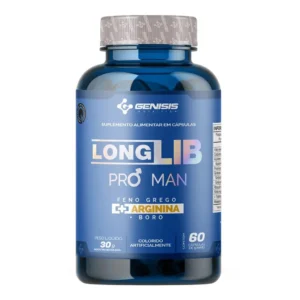 LongLib Pro Man Estimulante Aumento da Libido e Testosterona 60 Caps libidos vita